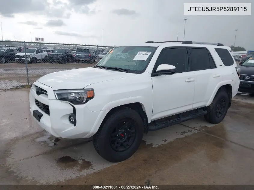 JTEEU5JR5P5289115 2023 Toyota 4Runner Sr5