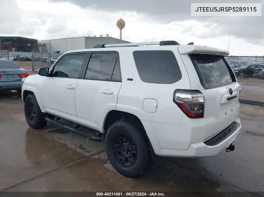 JTEEU5JR5P5289115 2023 Toyota 4Runner Sr5