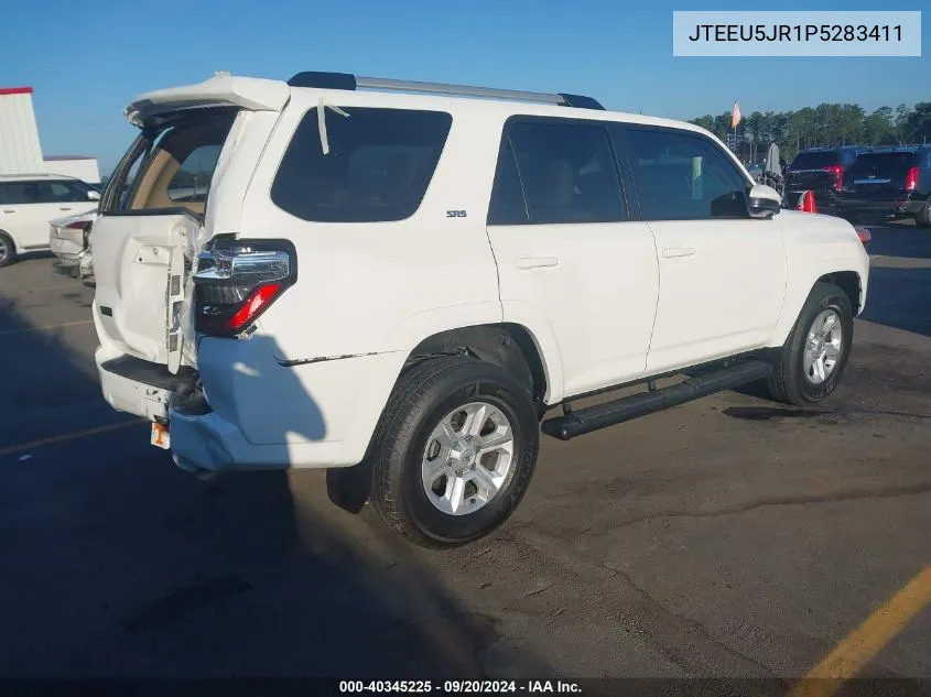 2023 Toyota 4Runner Sr5 VIN: JTEEU5JR1P5283411 Lot: 40345225