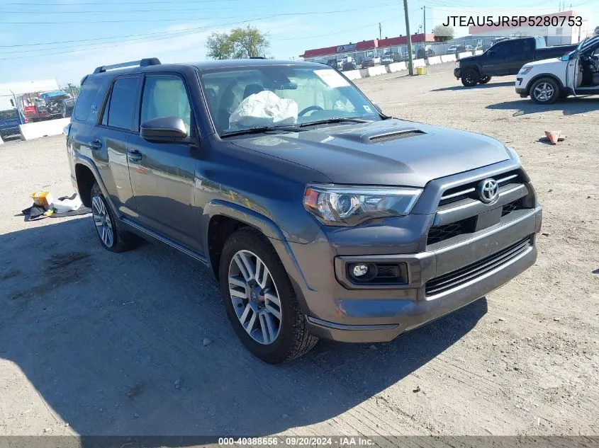 2023 Toyota 4Runner Trd Sport VIN: JTEAU5JR5P5280753 Lot: 40388656