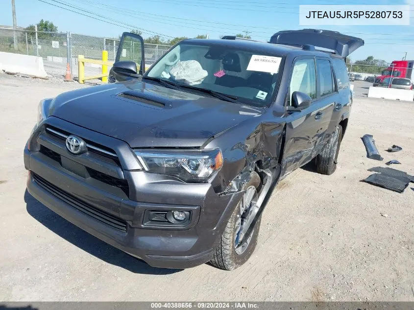 2023 Toyota 4Runner Trd Sport VIN: JTEAU5JR5P5280753 Lot: 40388656