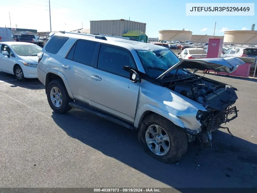 2023 Toyota 4Runner Sr5 Premium VIN: JTEFU5JR3P5296469 Lot: 40397073