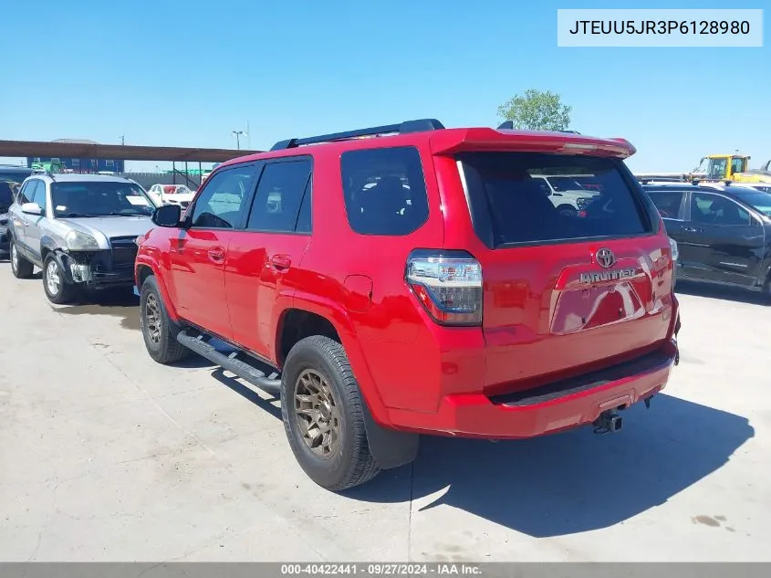 2023 Toyota 4Runner 40Th Anniversary Special Edition VIN: JTEUU5JR3P6128980 Lot: 40422441