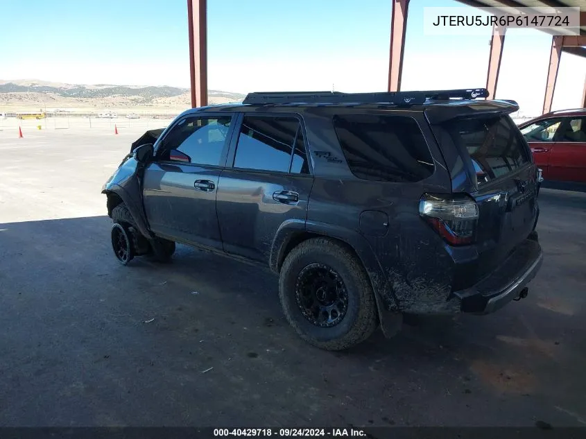 2023 Toyota 4Runner Trd Off Road Premium VIN: JTERU5JR6P6147724 Lot: 40429718