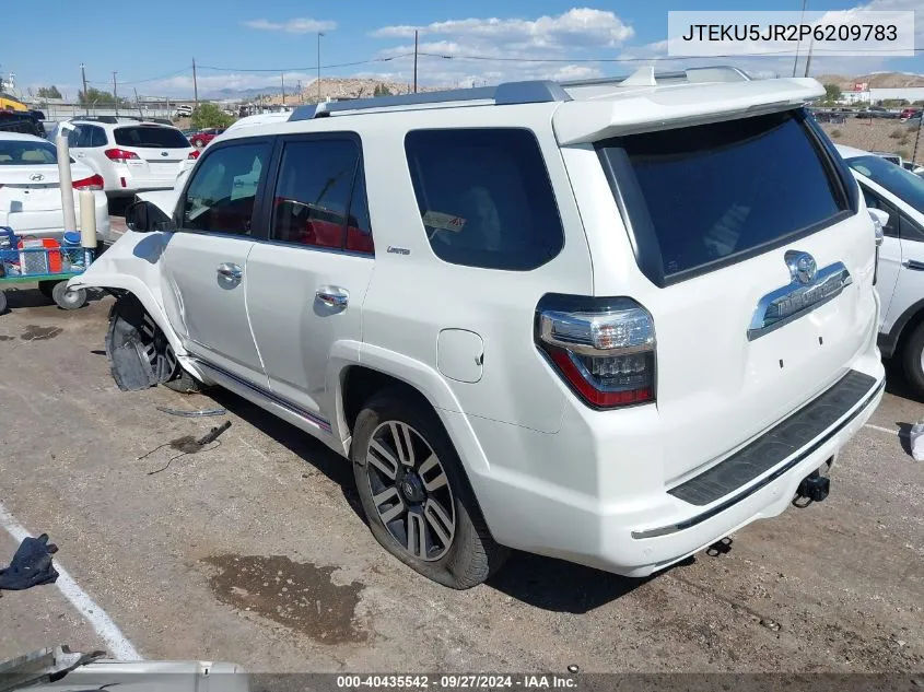 2023 Toyota 4Runner Limited VIN: JTEKU5JR2P6209783 Lot: 40435542