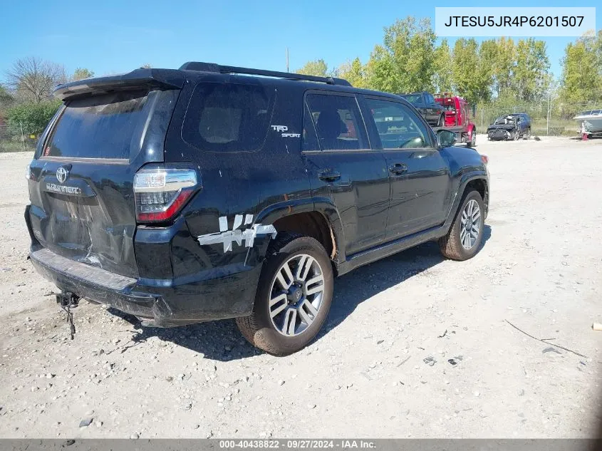 2023 Toyota 4Runner Trd Sport VIN: JTESU5JR4P6201507 Lot: 40438822