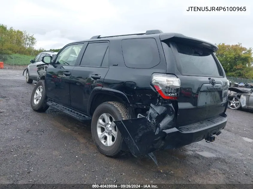 2023 Toyota 4Runner Se/Sr5/Sr5 Premium/Limite VIN: JTENU5JR4P6100965 Lot: 40439894