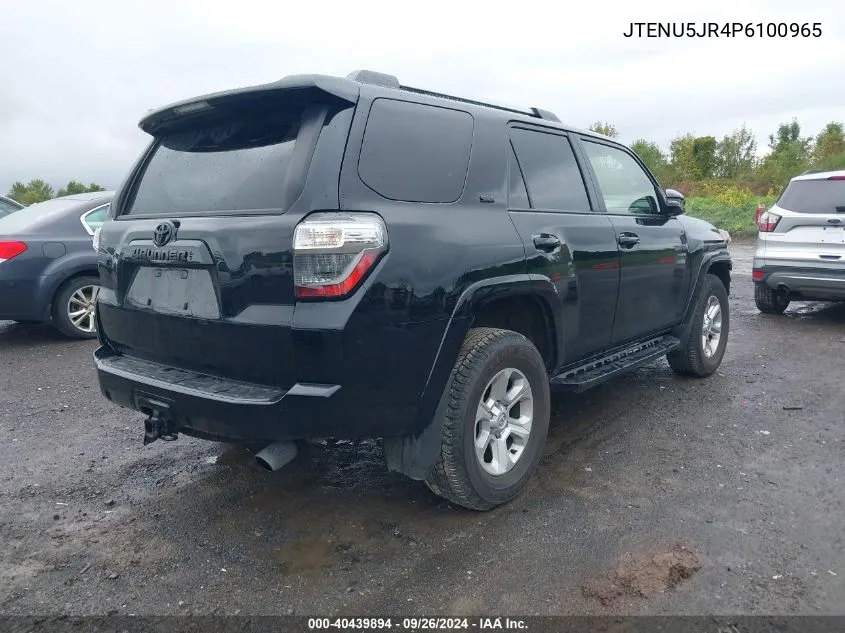 2023 Toyota 4Runner Se/Sr5/Sr5 Premium/Limite VIN: JTENU5JR4P6100965 Lot: 40439894