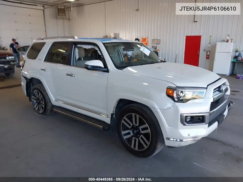 JTEKU5JR4P6106610 2023 Toyota 4Runner Limited