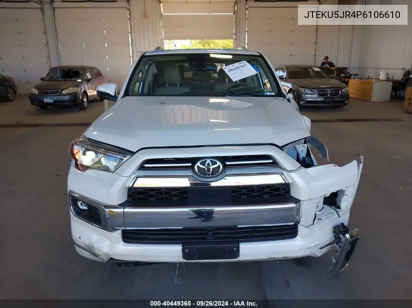 JTEKU5JR4P6106610 2023 Toyota 4Runner Limited