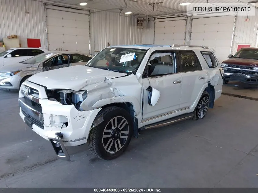 JTEKU5JR4P6106610 2023 Toyota 4Runner Limited