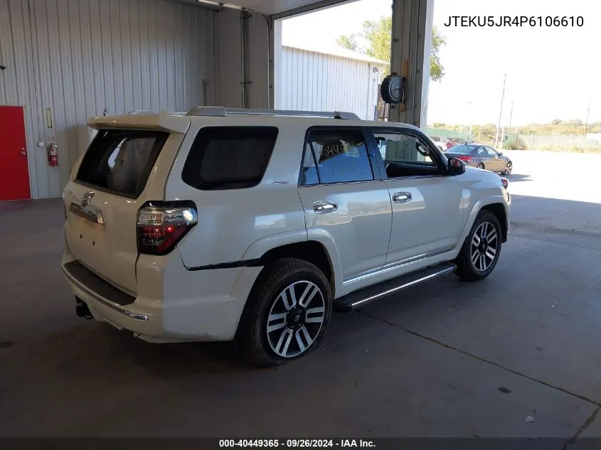 JTEKU5JR4P6106610 2023 Toyota 4Runner Limited