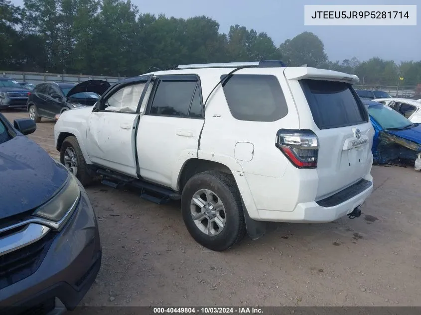 JTEEU5JR9P5281714 2023 Toyota 4Runner Sr5