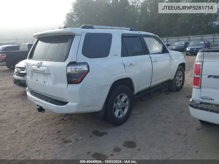 JTEEU5JR9P5281714 2023 Toyota 4Runner Sr5