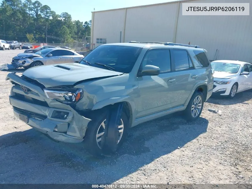 2023 Toyota 4Runner Trd Sport VIN: JTESU5JR9P6206119 Lot: 40470512