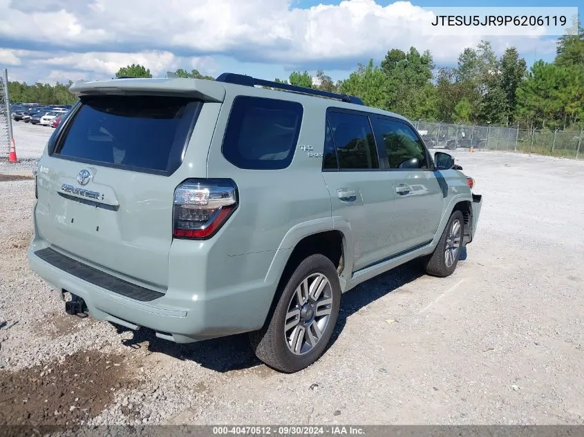 JTESU5JR9P6206119 2023 Toyota 4Runner Trd Sport