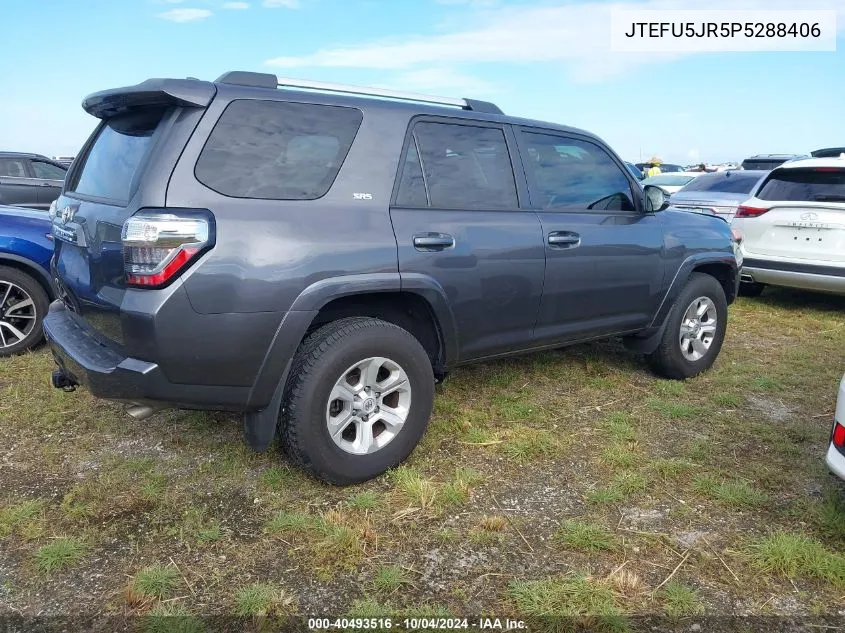 JTEFU5JR5P5288406 2023 Toyota 4Runner Sr5 Premium