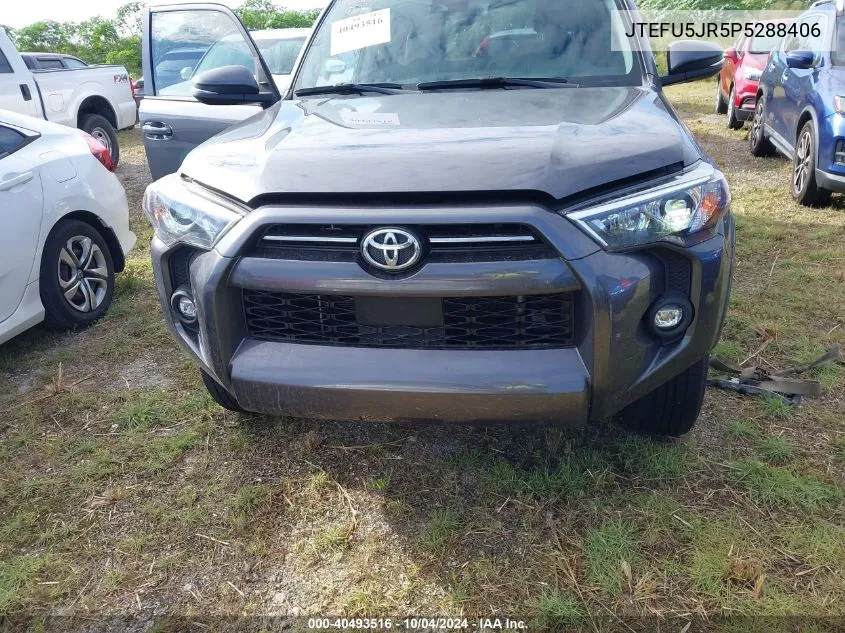 2023 Toyota 4Runner Sr5 Premium VIN: JTEFU5JR5P5288406 Lot: 40493516