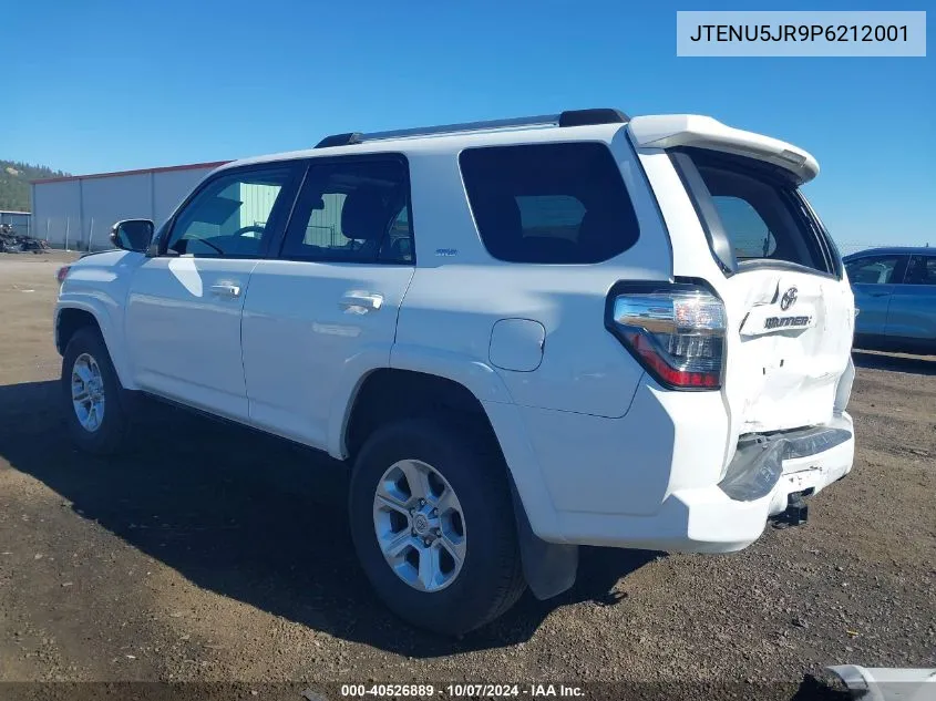 2023 Toyota 4Runner Sr5 Premium VIN: JTENU5JR9P6212001 Lot: 40526889