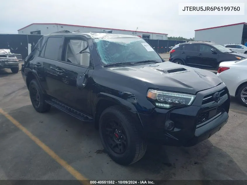 2023 Toyota 4Runner Trd Off Road Premium VIN: JTERU5JR6P6199760 Lot: 40551552