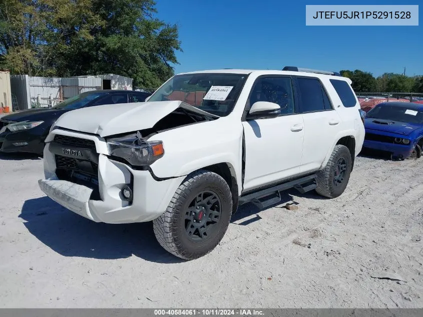 2023 Toyota 4Runner Sr5 Premium VIN: JTEFU5JR1P5291528 Lot: 40584061