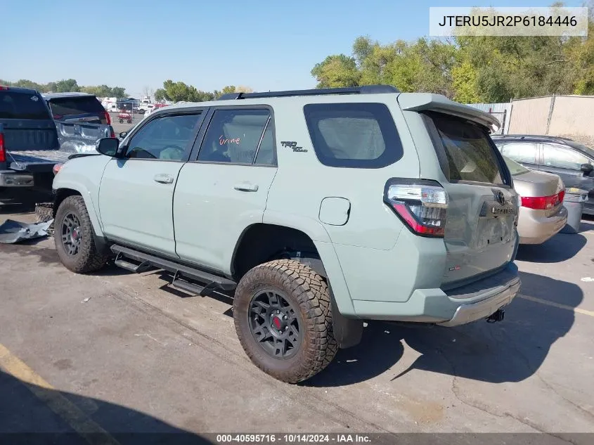 2023 Toyota 4Runner Trd Off Road Premium VIN: JTERU5JR2P6184446 Lot: 40595716