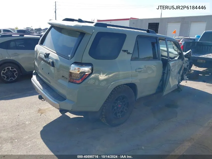 2023 Toyota 4Runner Trd Off Road Premium VIN: JTERU5JR2P6184446 Lot: 40595716