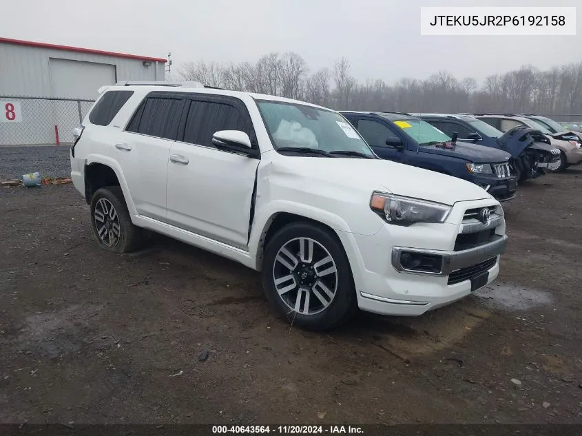 2023 Toyota 4Runner Limited VIN: JTEKU5JR2P6192158 Lot: 40643564