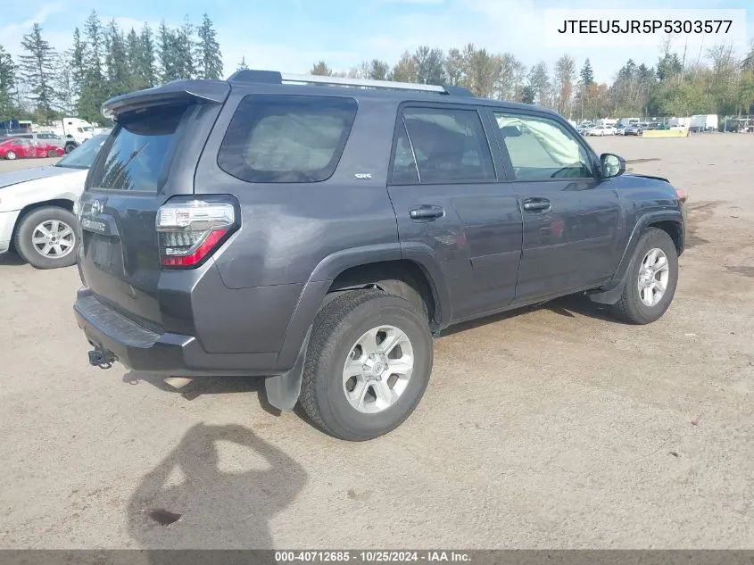 JTEEU5JR5P5303577 2023 Toyota 4Runner Sr5