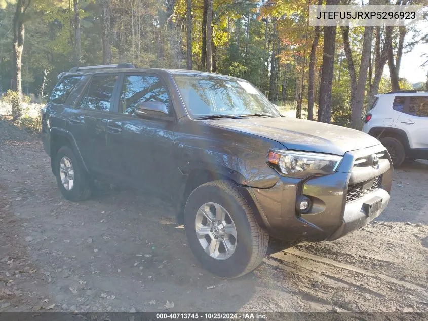 2023 Toyota 4Runner Sr5 Premium VIN: JTEFU5JRXP5296923 Lot: 40713745