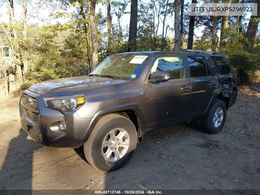 2023 Toyota 4Runner Sr5 Premium VIN: JTEFU5JRXP5296923 Lot: 40713745