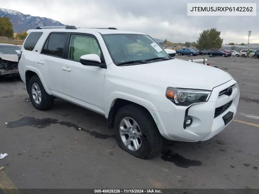 2023 Toyota 4Runner Sr5 VIN: JTEMU5JRXP6142262 Lot: 40825226