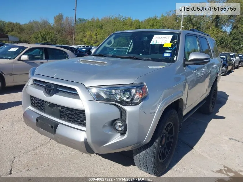 2023 Toyota 4Runner Trd Off Road Premium VIN: JTERU5JR7P6156755 Lot: 40827922