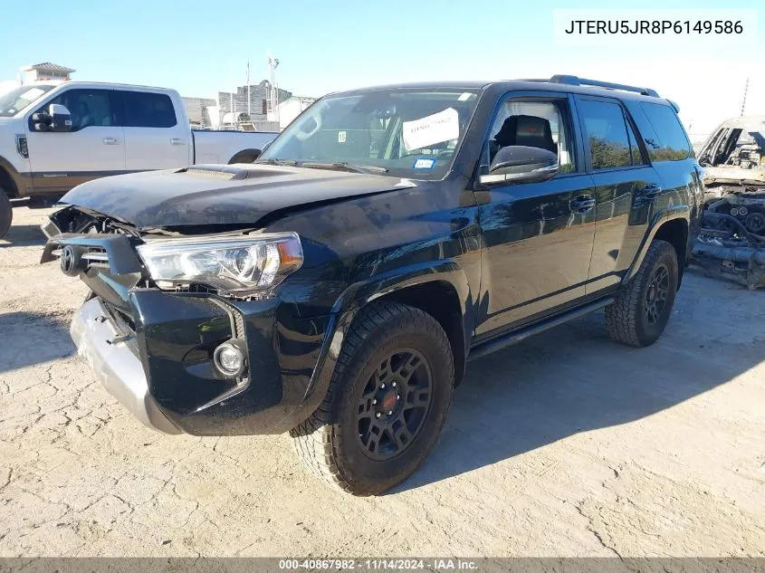 2023 Toyota 4Runner Trd Off Road Premium VIN: JTERU5JR8P6149586 Lot: 40867982