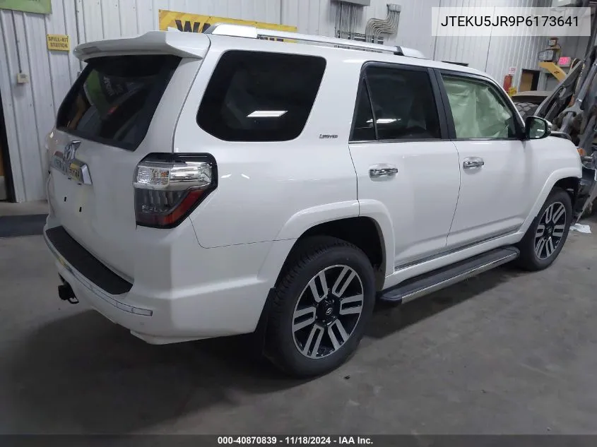 2023 Toyota 4Runner Limited VIN: JTEKU5JR9P6173641 Lot: 40870839