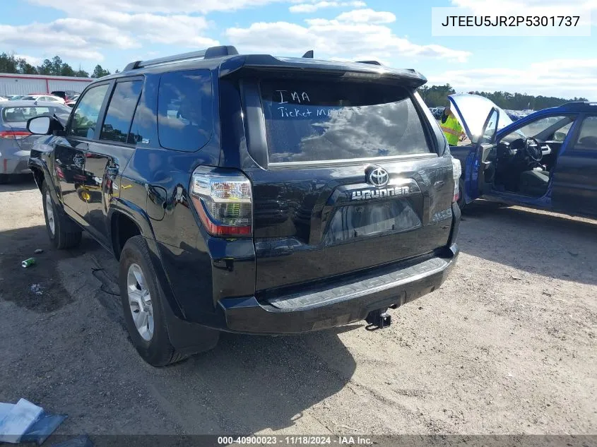 2023 Toyota 4Runner Sr5 VIN: JTEEU5JR2P5301737 Lot: 40900023