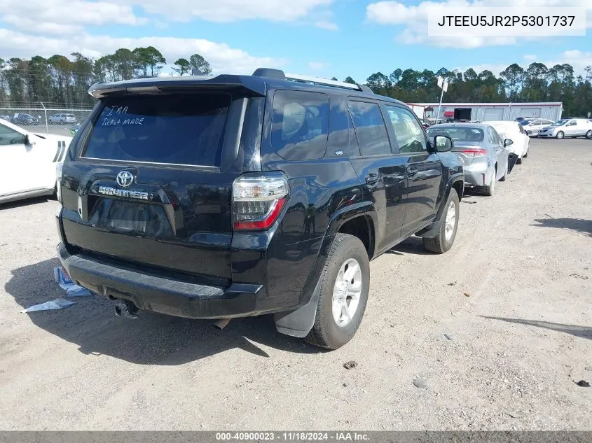 2023 Toyota 4Runner Sr5 VIN: JTEEU5JR2P5301737 Lot: 40900023