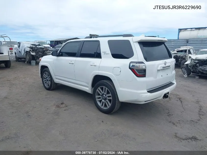 JTESU5JR3R6229690 2024 Toyota 4Runner Trd Sport