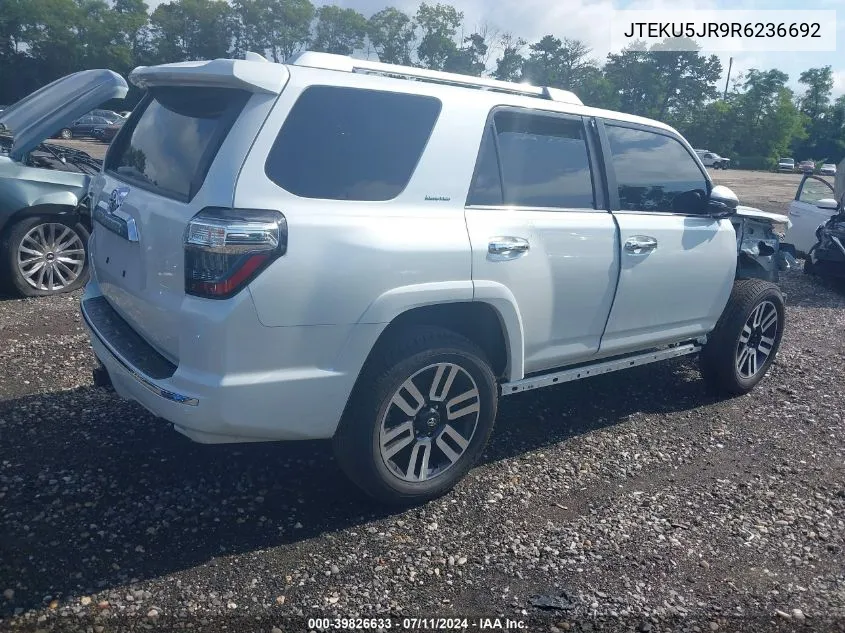 2024 Toyota 4Runner Limited VIN: JTEKU5JR9R6236692 Lot: 39826633