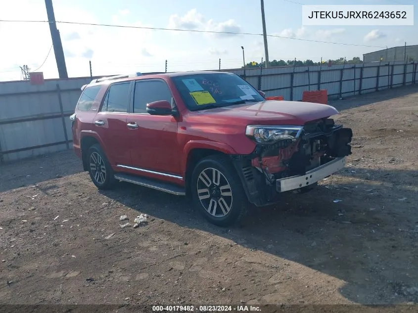 JTEKU5JRXR6243652 2024 Toyota 4Runner Limited