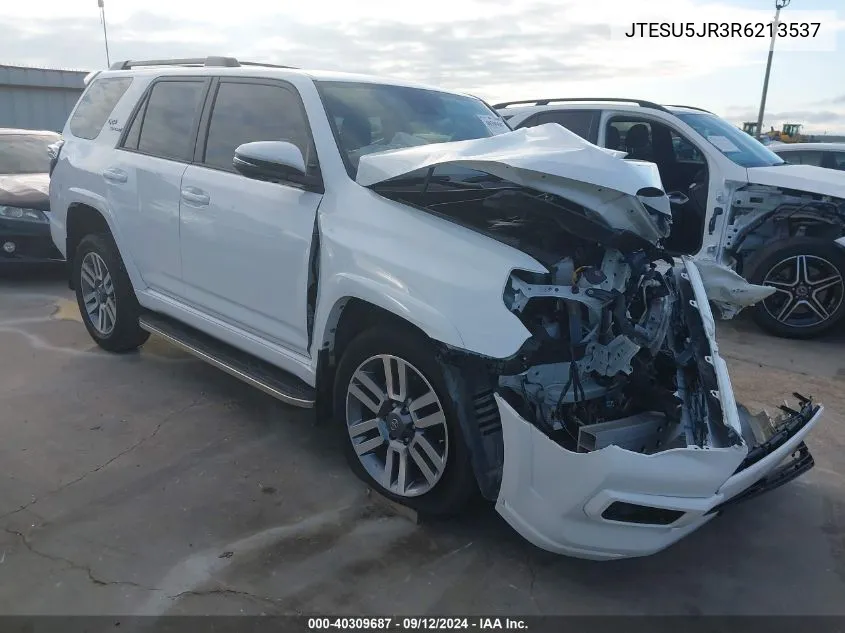 2024 Toyota 4Runner Sr5 Premium/Trd Sport/Trd Off Road Premium/Trd Pro VIN: JTESU5JR3R6213537 Lot: 40309687