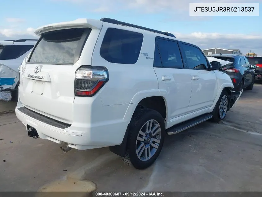 JTESU5JR3R6213537 2024 Toyota 4Runner Sr5 Premium/Trd Sport/Trd Off Road Premium/Trd Pro