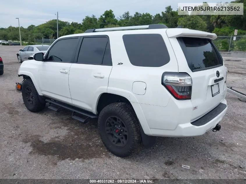 JTEMU5JR1R6213562 2024 Toyota 4Runner Sr5/Sr5 Premium/Limited/T