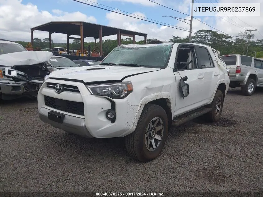 2024 Toyota 4Runner Trd Off Road VIN: JTEPU5JR9R6257869 Lot: 40370275