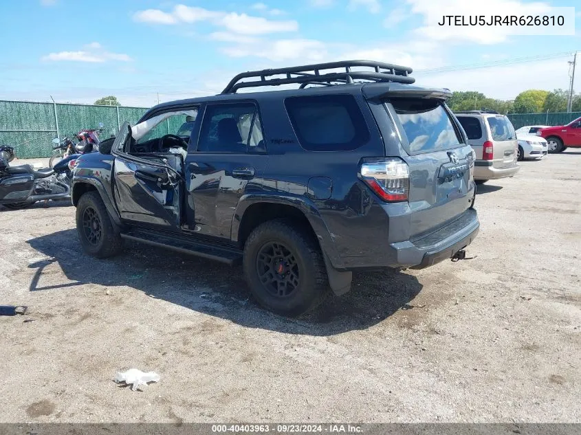 2024 Toyota 4Runner Sr5 Premium/Trd Sport/Trd Off Road Premium/Trd Pro VIN: JTELU5JR4R626810 Lot: 40403963