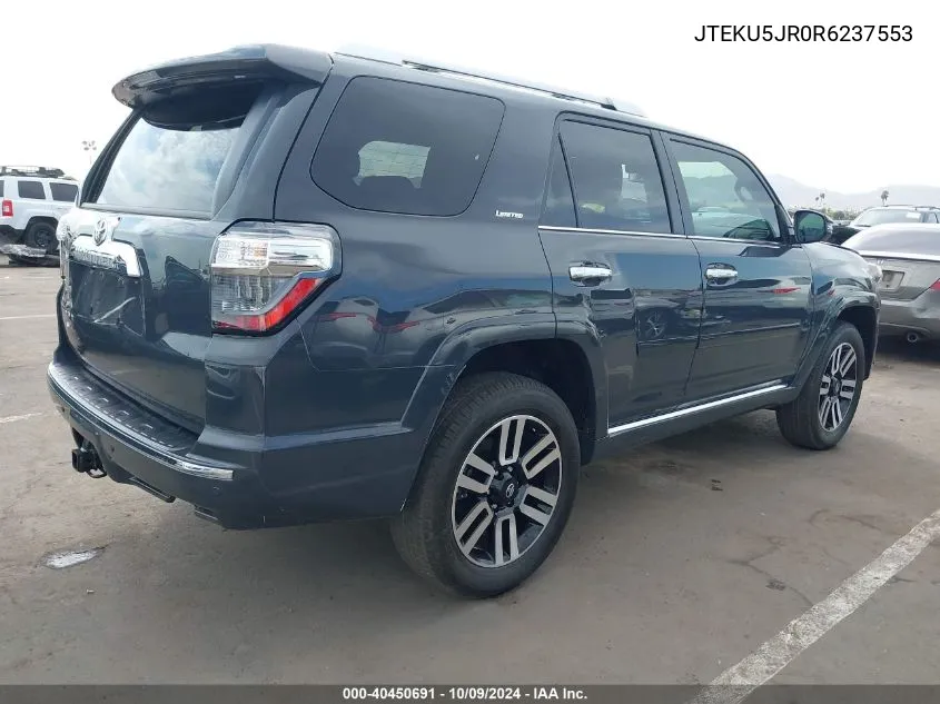 2024 Toyota 4Runner Limited VIN: JTEKU5JR0R6237553 Lot: 40450691