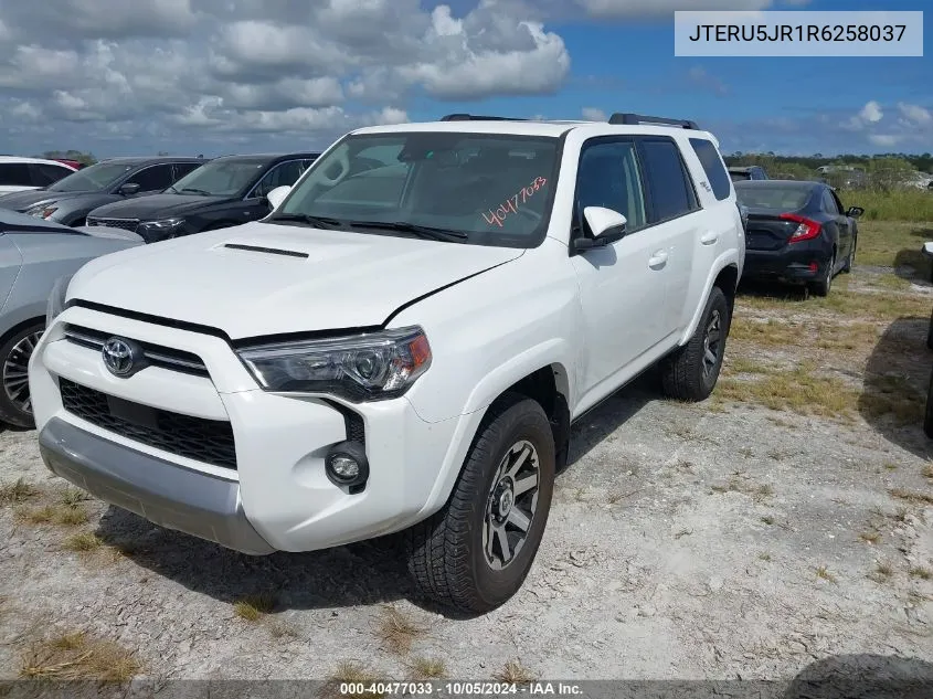 2024 Toyota 4Runner Sr5 Premium/Limited/Trd Sport/Trd Off Road/Trd Off Road Prem/Trd Pro VIN: JTERU5JR1R6258037 Lot: 40477033