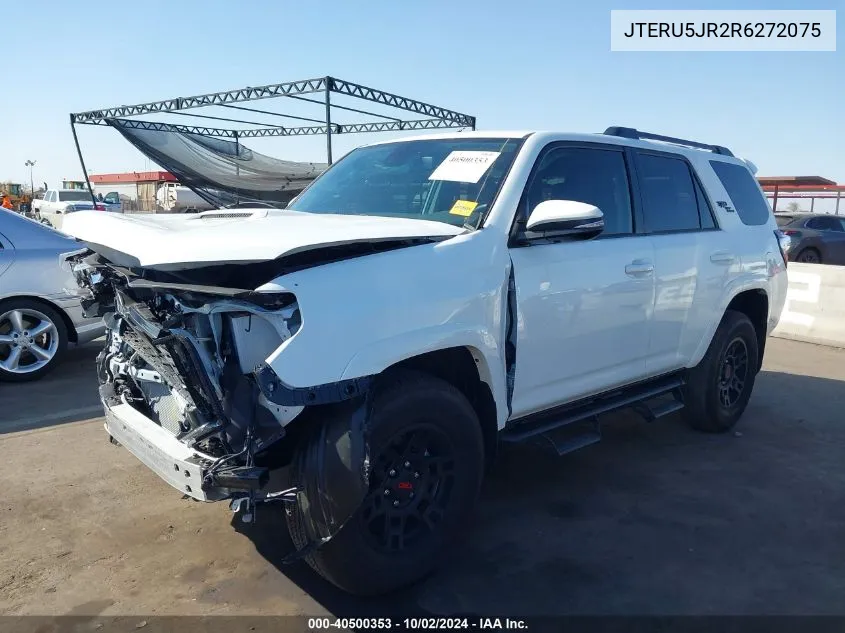 2024 Toyota 4Runner Trd Off Road Premium VIN: JTERU5JR2R6272075 Lot: 40500353