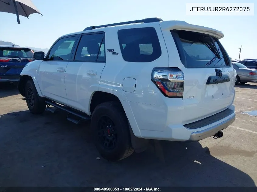 2024 Toyota 4Runner Trd Off Road Premium VIN: JTERU5JR2R6272075 Lot: 40500353