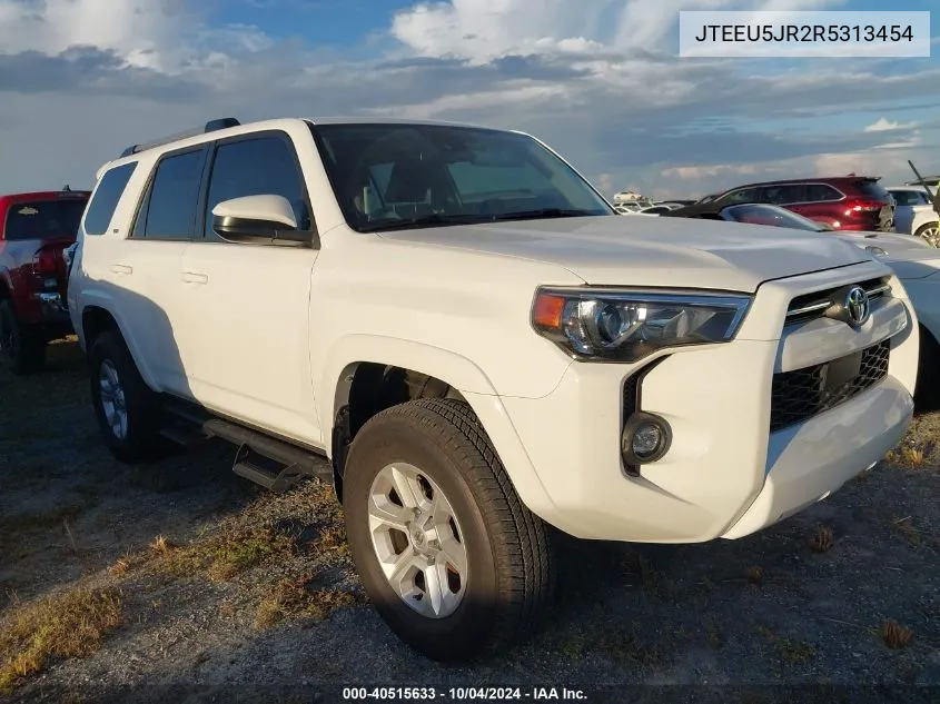 2024 Toyota 4Runner Sr5 VIN: JTEEU5JR2R5313454 Lot: 40515633